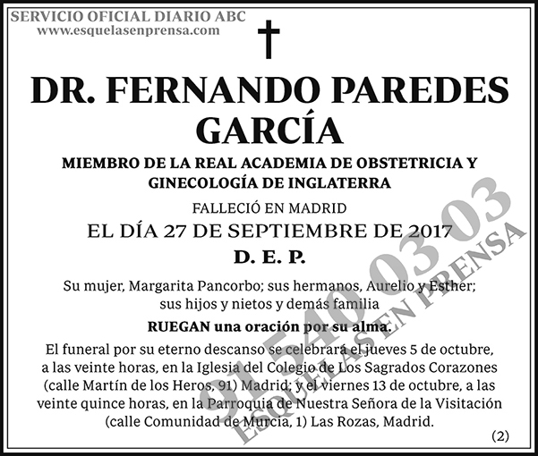 Fernando Paredes García